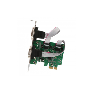 Syba SI-PEX15055 2 Port DB9 RS-232 Serial PCI-Express x1 Card