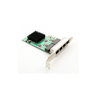 Syba SI-PEX24042 4 Port Gigabit Ethernet PCI-e x1 Network Interface Card