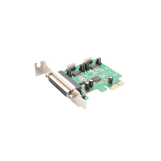 Syba SI-PEX50103 2 Port DB9 Serial and 1 Port DB25 Parallel Printer PCI-Express 2.0 x1 Combo Card