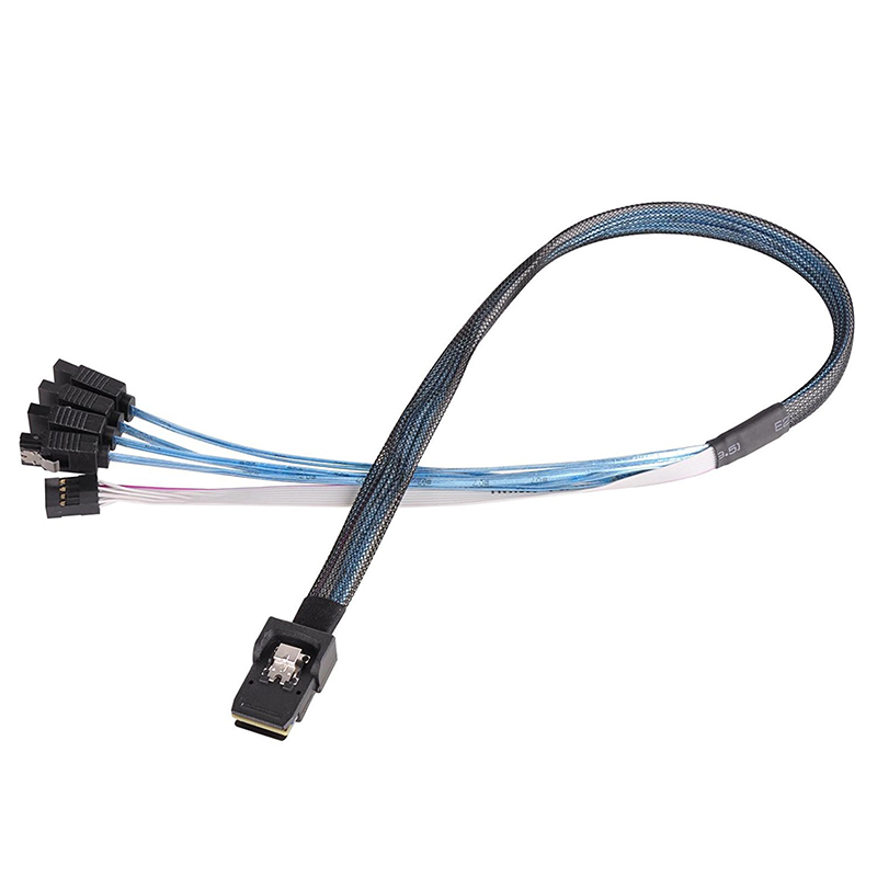 Silverstone CP07 180 Degree SATA III Cable with Non-Scratch