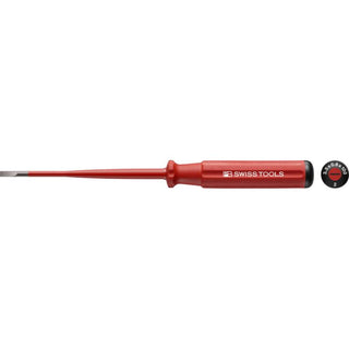 PB Swiss Tools PB 5100.SL 8-200/10 Classic VDE Slim Screwdriver, Slotted, Size 8