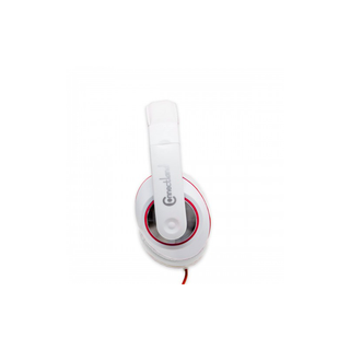 Syba SY-AUD63112 Red Over the Ear Stereo Wired Headphone with In-Line Microphone