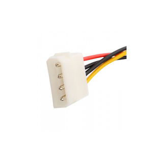 Syba SY-CAB40018 12" Molex to Dual SATA Right Angle Power Cable