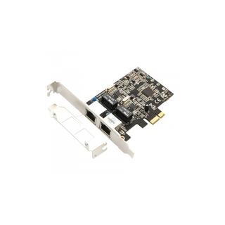 Syba SY-PEX24028 2 Port Gigabit Ethernet PCI-e x1 Network Card