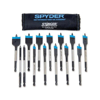 Spyder 11001 SPY 14-PC SPADE BIT SET W/POUCH