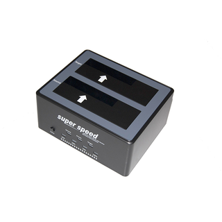 Bytecc T-300D Super Speed USB 3.0 to Dual SATA III Docking Station with Stand Alone Duplicator