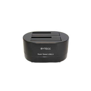 Bytecc T-320  USB 3.0 SuperSpeed to Dual SATA Docking Station, Works w/ 2.5", 3.5" HDD SATA Drives