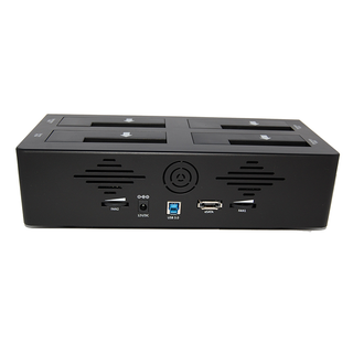 Bytecc T-400 USB 3.0 & eSATA to 4 Bay SATA Docking with Stand Alone 1:3 HDD/SSD Duplicator