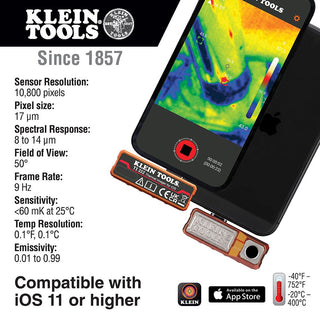 Klein Tools TI222 Thermal Imager for iOS Devices