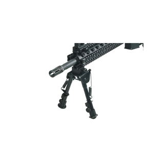 UTG TL-BP78 Tactical OP Bipod, Rubber Feet, Center Height 6.1"-7.9"