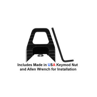 UTG TL-HS02B Super Slim Keymod Hand Stop/ Barricade Rest Kit - Black