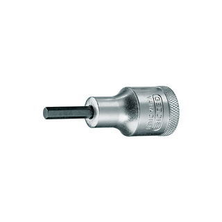 GEDORE IN 19 4 Screwdriver Bit Socket 1/2" In-Hex 4 mm