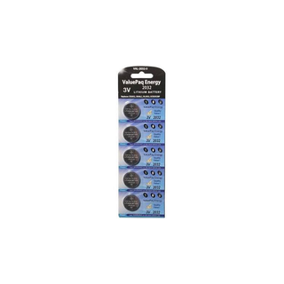 Dantona VAL-2032-5 ValuePaq CR2032 Tearstrip of 5 Replacement Batteries