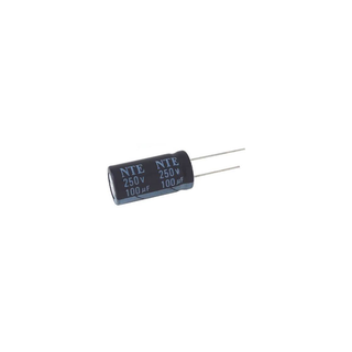 NTE Electronics VHT10M35 Series VHT Aluminum Electrolytic Capacitor, Radial Lead