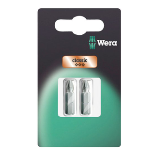 Wera 05073308001 Series 1 855/1 Z SB Sheet Metal Bit, Pozidriv 2 x PZ 1, 2 Piece