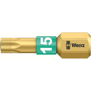 Wera 05134375001 1 BDC Diamond Coated TORX® 15 Bit, 5 Piece