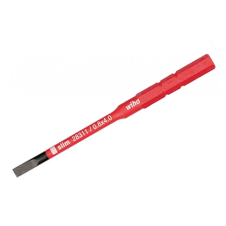 Wiha Tools 28424 2.5mm x 75mm Insulated Slotted Torque Screwdriver Blade