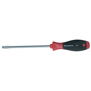 Wiha Tools 30211 SoftFinish Slotted Screwdriver, 4.5 mm x 125 mm