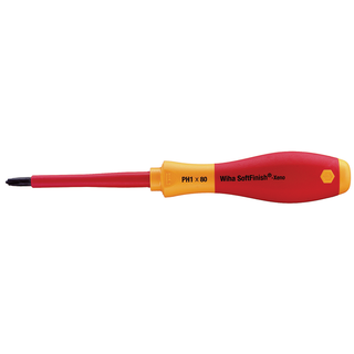 Wiha Tools 30702 Xeno #1 x 7.5" Insulated SoftFinish Driver