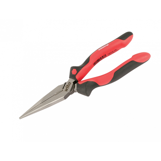 Wiha Tools 30911 6.3" Ergo Soft Grip Industrial Long Nose Pliers