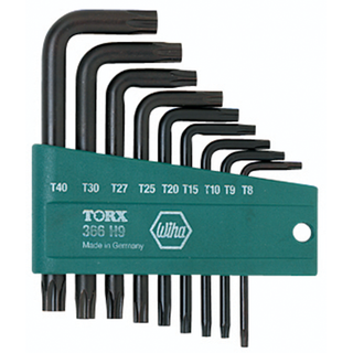 Wiha Tools 36394 TORX L-Key Set w/ Holder, 9 Piece