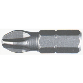 Wiha Tools 71128 #3 x 25mm Phillips Insert Bit with Anti-Cam Out Ribs, 10 Pack