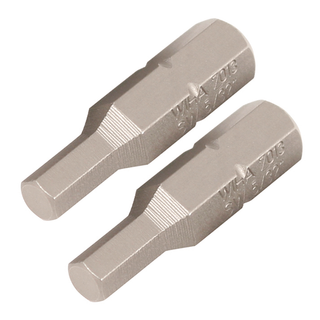 Wiha Tools 71369 1/4" x 25mm Hex Insert Bit, 2 Pack