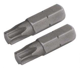 Wiha Tools 73311 T7 x 25mm TORX® Align Insert Bit, 2 Pack