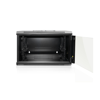 iStarUSA WMZ655-PD10 6U 550mm Depth Swing-out Wallmount Server Cabinet with 10 Outlet Overload Protection PDU